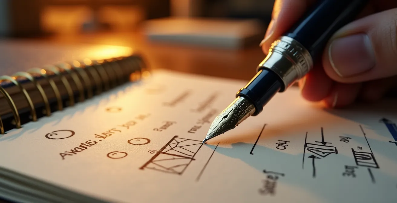 Vue macro d'outils d'analyse stratégique sur bureau